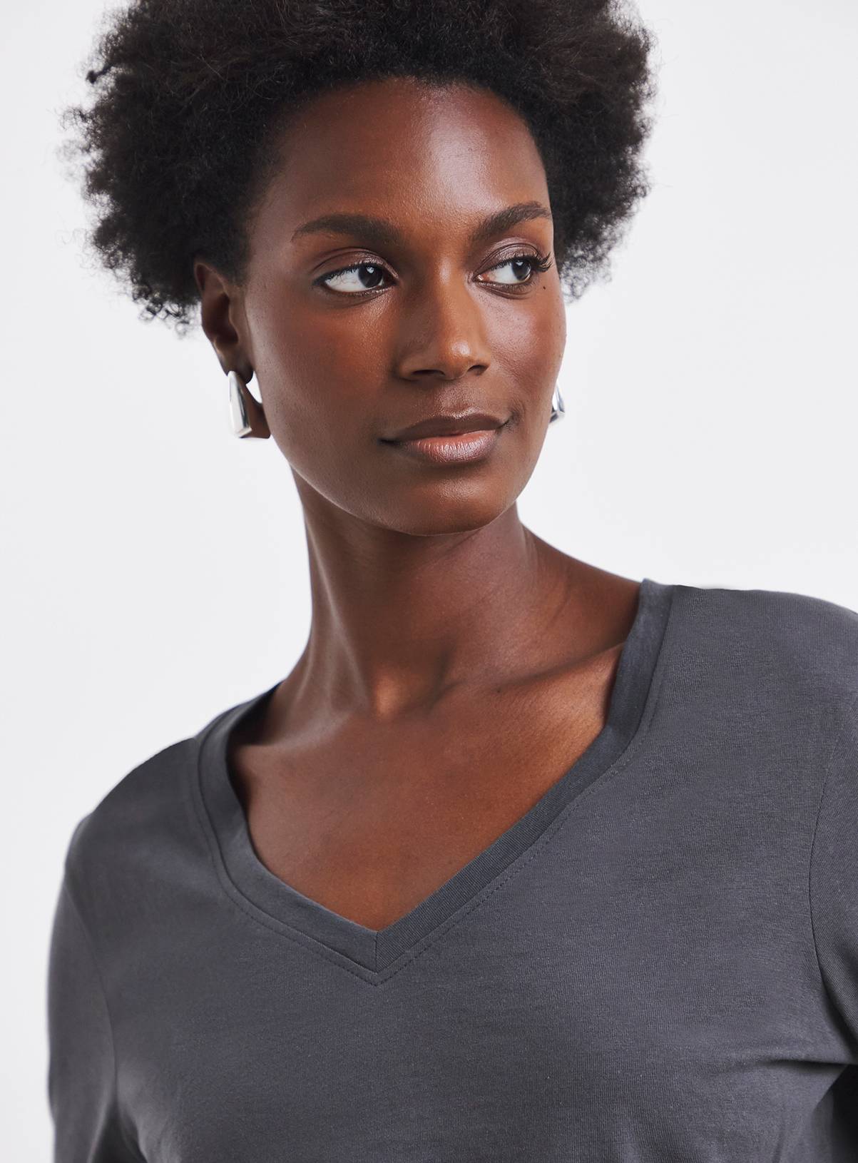 JD WILLIAMS 3 Pack V Neck Long Sleeve Top 8 - Image 4